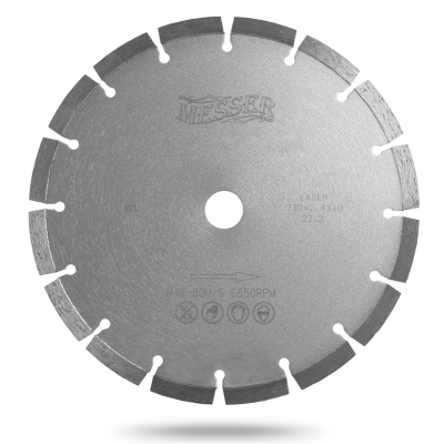 Алмазный сегментный диск Messer B/L. Диаметр 230 мм
