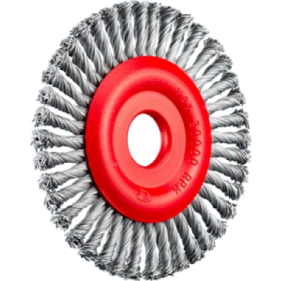 Щетка дисковая жгутовая Д115*12*22,2, ворс сталь 0,50, SIT