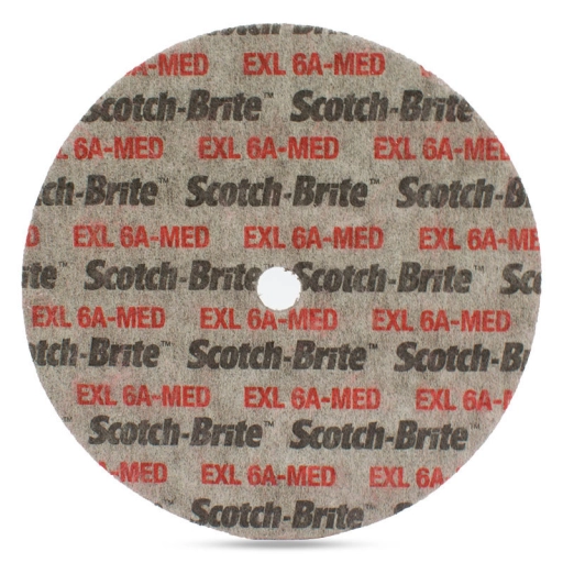 Нетканый прессованный круг ROXPRO 150x6x13 мм, 6A, Medium