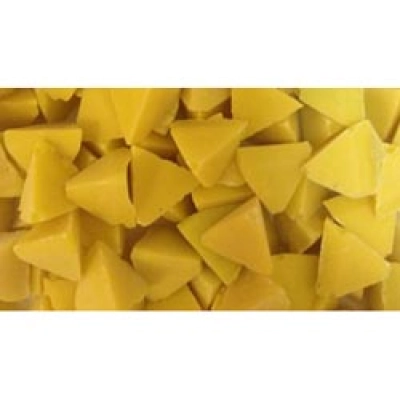 Наполнитель для галтовки TETRAHEDRON PL- 10x10 (2 500 GRIT) пластик желтый тетраэдр - супер финиш