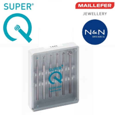 Фрезы по воску (к-т 6 шт.) SUPER Q/MAILLEFER