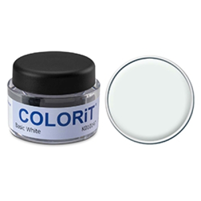 Эмаль COLORIT непрозрачный белый Basic White,18 гр.