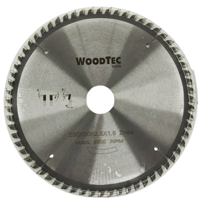 Пила дисковая Ø200 х 30 х 2,5/1,6 Z64 WZ WoodTec