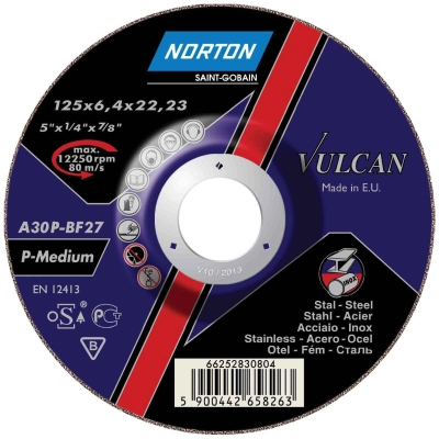 Круг зачистной NORTON VULCAN A30S T27 125x4,0x22,23