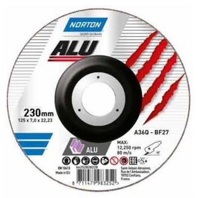 Norton Alu / Aluminium 230x7.0x22.23 мм A36Q BF27