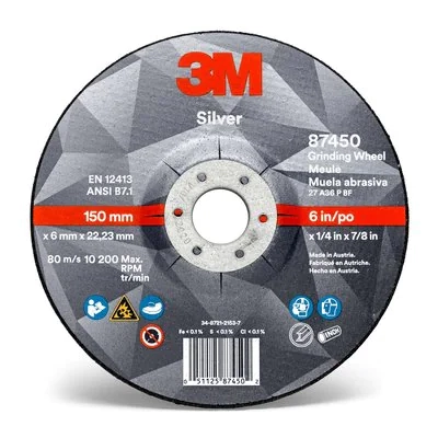 3M™ Silver Зачистной Круг, T27, 125х7х22 мм