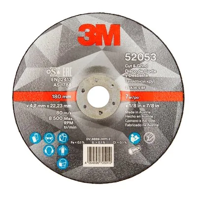 3M™ Круг для зачистки и отрезки,T27, 180х4,2х22,23 мм