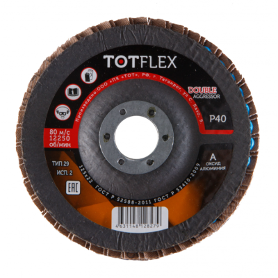 КЛТ totflex aggressor double 1/2 125x22 A P60