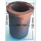 Тигель MU400 графитовый, 400 куб.см, (вставка в керамику) INDUTHERM 10071012