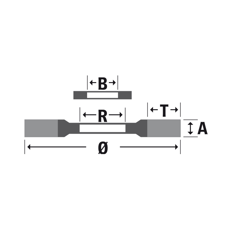 Щетка дисковая жгутовая Д125*13*22,2, ворс нерж сталь 0,50, OSBORN