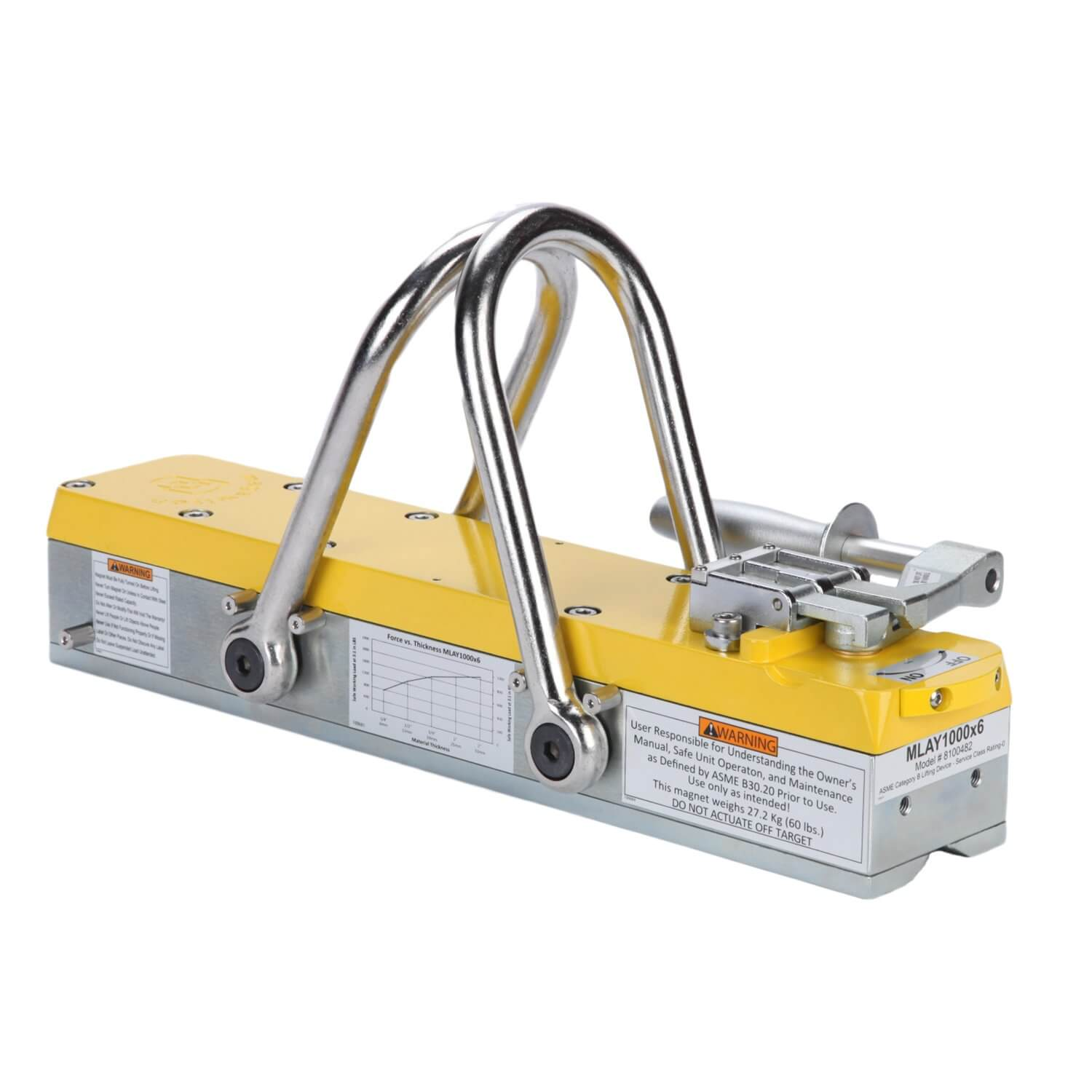 Магнитный грузозахват Magswitch MLAY1000x6 Lifting Magnet
