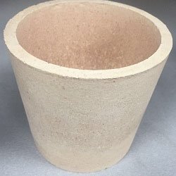 Тигель шамотный - стакан 105х115х10 мм
