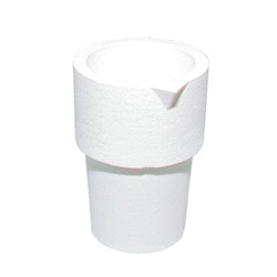 Тигель керамический для платины 38х75 мм 50 г SP-15, JX-15A