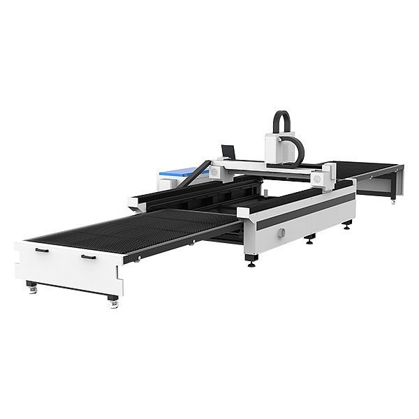 Оптоволоконный лазерный станок для резки металла с ручной сменой рабочих столов MetalTec 1530C