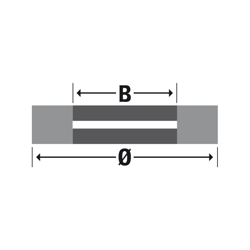 Лепестковый шлиф диск Д118*60 гибкий, абразивная ткань P120