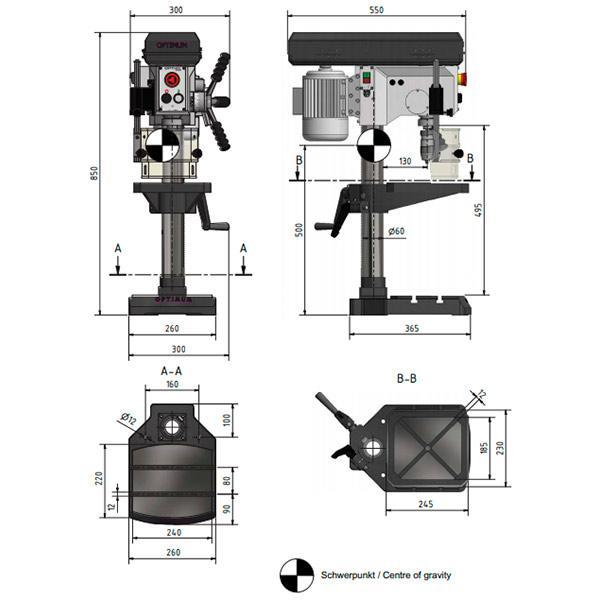 Сверлильный станок OPTIdrill B 16H