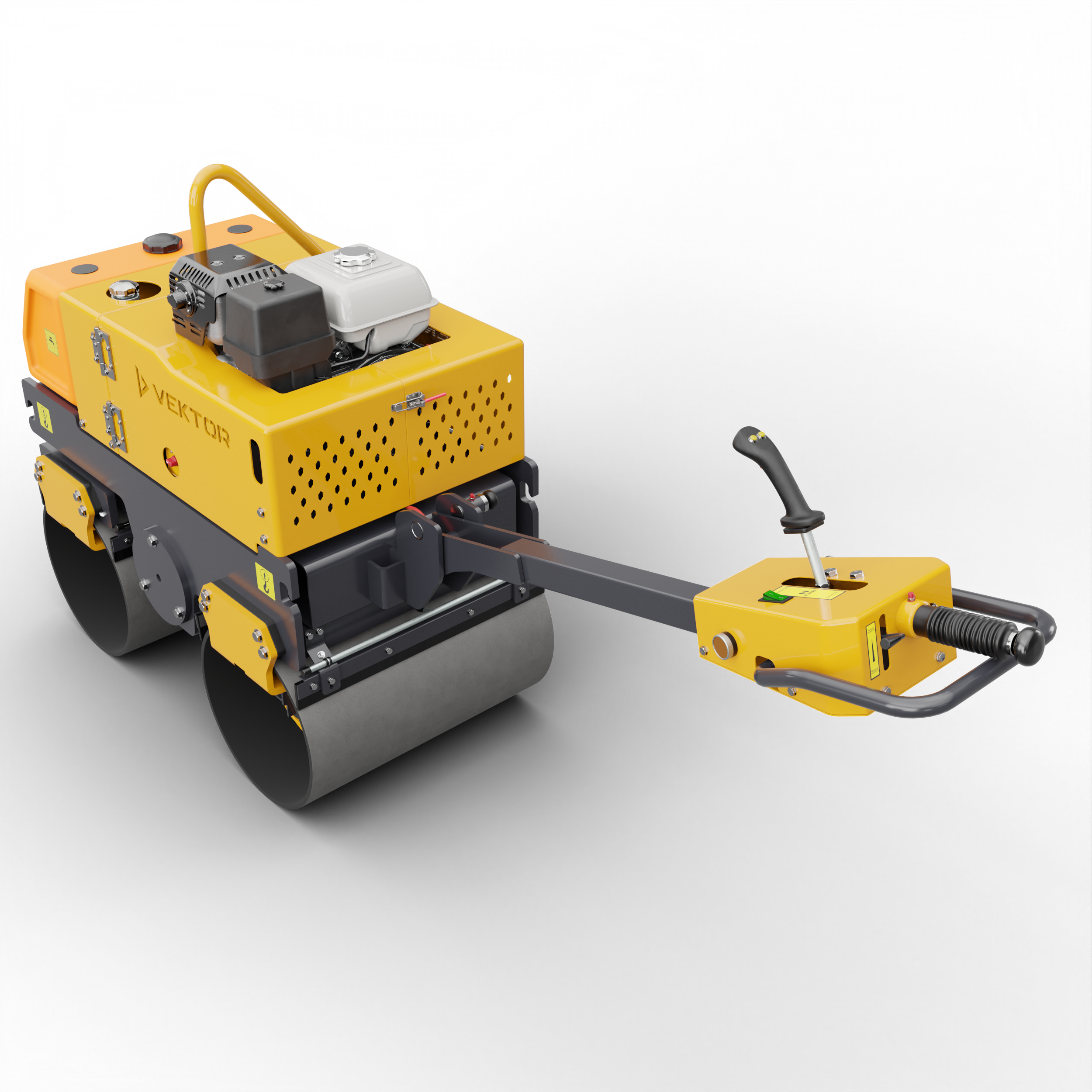Виброкаток ручной двухвальцовый Vektor VRDR-800D