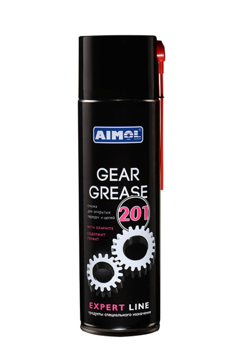 Смазка-аэрозоль для открытых передач и цепей AIMOL Gear Grease 201, 500 мл
