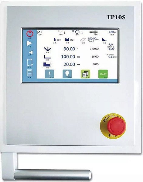 Листогибочный гидравлический пресс с ЧПУ с контроллером TP10S MetalTec HBM 125/2500C