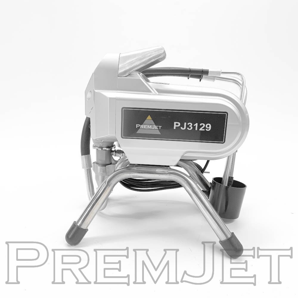 Аппарат окрасочный PJ3129 с электроприводом PremJet (3,1 л/мин, 230 bar, краскопульт/рукав 1/4" L-15м/удлинитель 50см)
