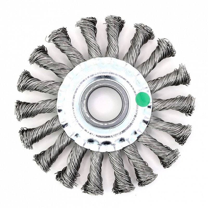 Щетка дисковая жгутовая Д115*13*22,2, ворс нерж сталь 0,50