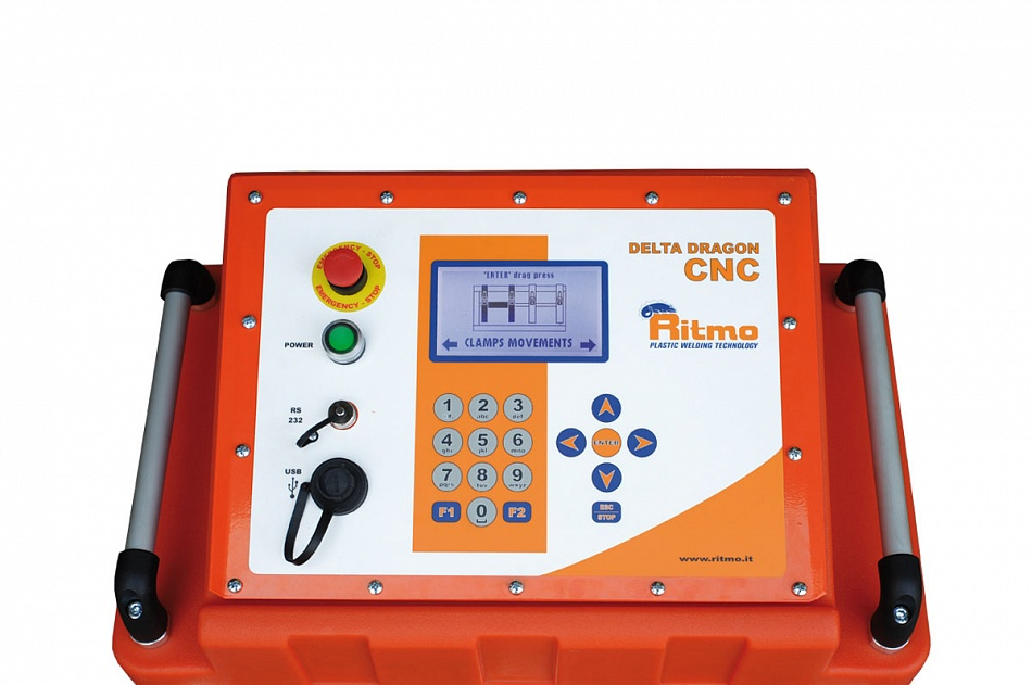 Сварочная машина RITMO DELTA DRAGON CNC 250 B, с полным комплектом вкладышей 75-225 мм