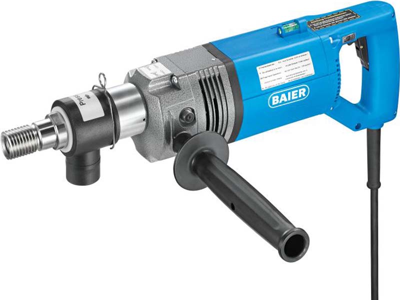 Сверлильный двигатель BAIER BDB 825 в пластиковом кейсе с переходником
