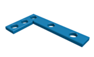 Угол плоский горизонтальный ECO 275150 мм