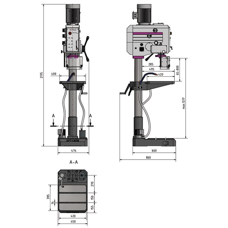 Вертикально-сверлильный станок DH 35G