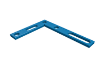 Угол плоский горизонтальный PRO 350250 мм