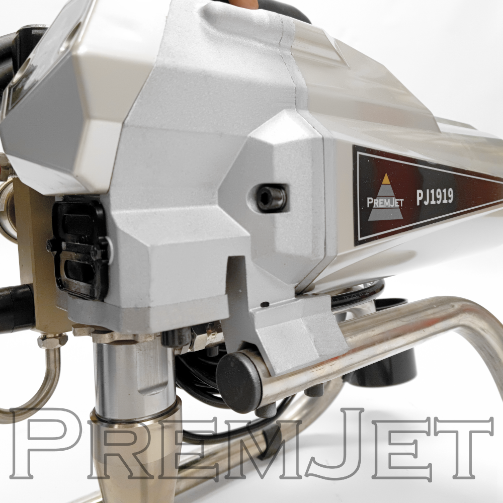 Аппарат окрасочный PJ1919 с электроприводом PremJet (1,9 л/мин, 210 bar, краскопульт/рукав 1/4" L-15м/удлинитель 50см)