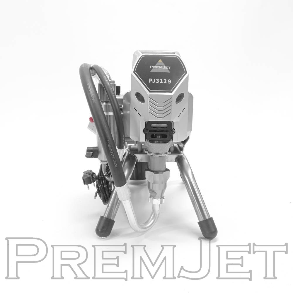 Аппарат окрасочный PJ3129 с электроприводом PremJet (3,1 л/мин, 230 bar, краскопульт/рукав 1/4" L-15м/удлинитель 50см)