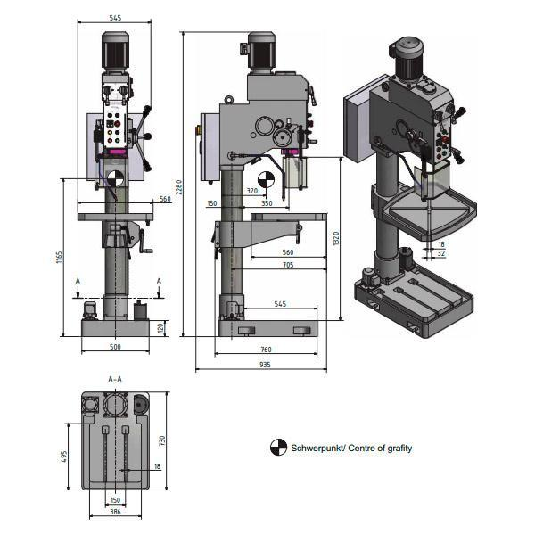 Сверлильный станок OPTIdrill В 40GSP