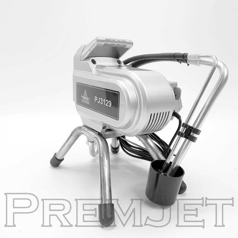 Аппарат окрасочный PJ3129 с электроприводом PremJet (3,1 л/мин, 230 bar, краскопульт/рукав 1/4" L-15м/удлинитель 50см)