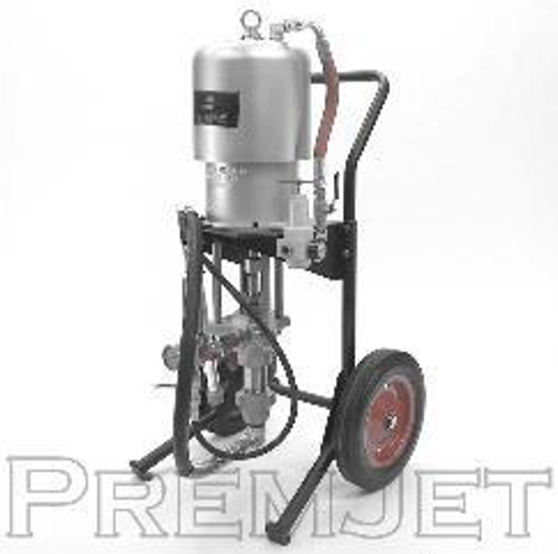 Аппарат окрасочный PJ451P с пневмоприводом PremJet (15,0 л/мин, 310 bar, 250CC, краскопульт, рукав 3/8" L-15м, поводок 1/4" L-2,5м)