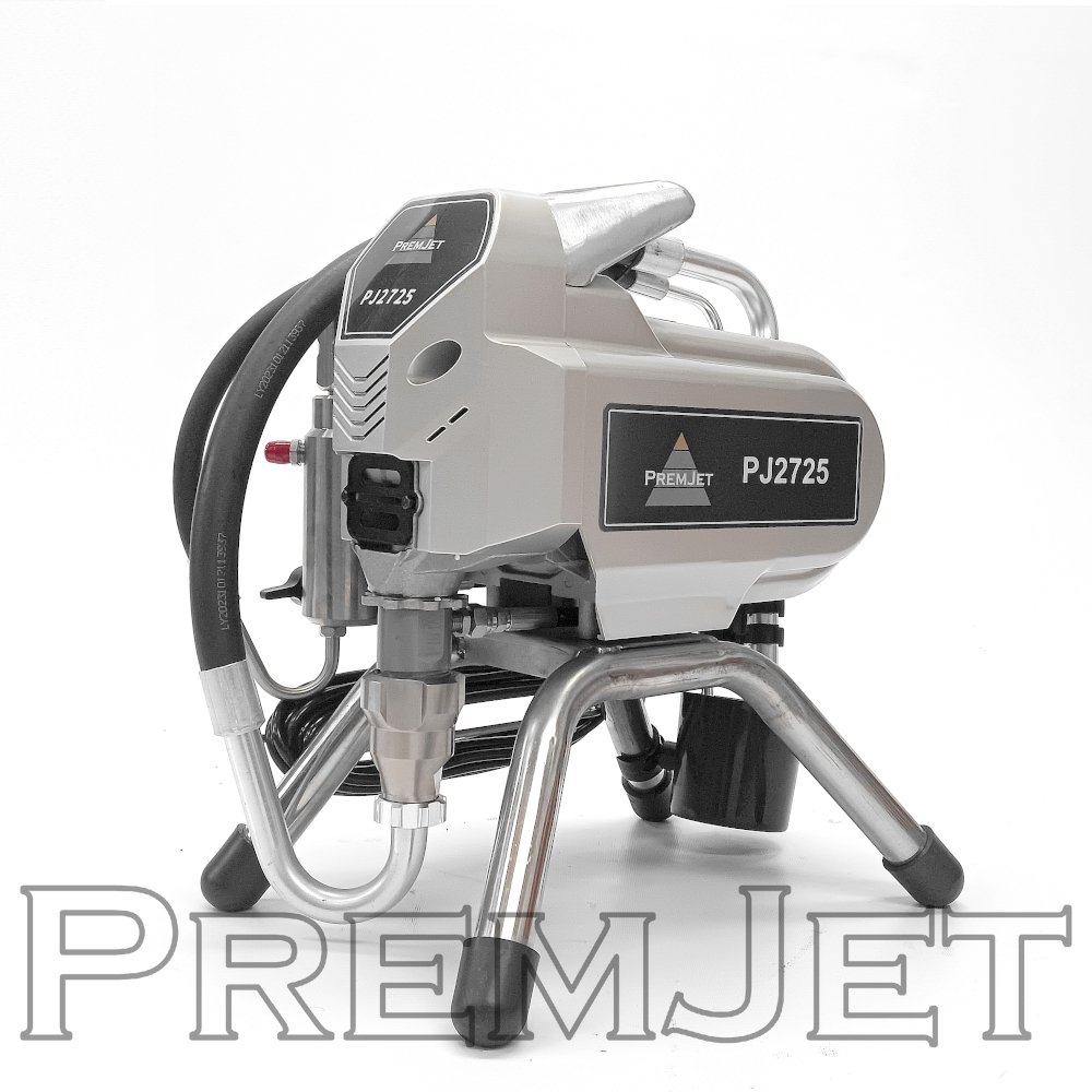 Аппарат окрасочный PJ2725 с электроприводом PremJet (2.7 л/мин, 230 bar, краскопульт/рукав 1/4" L-15м/удлинитель 50см)
