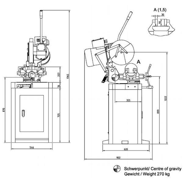 Дисковый отрезной станок OPTIsaw CS 315