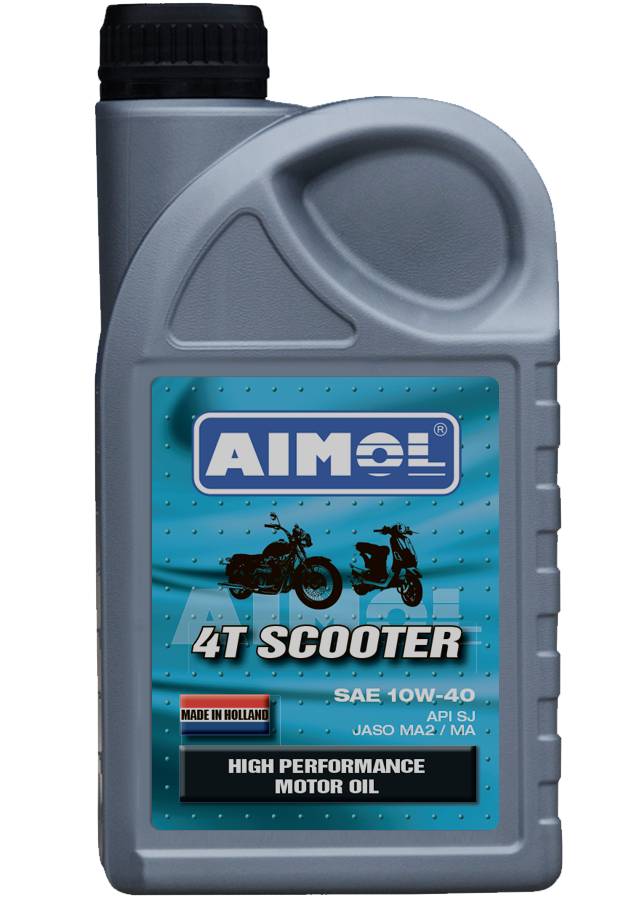 Масло моторное минеральное для 4-х тактных двигателей AIMOL 4T Scooter, 1 л
