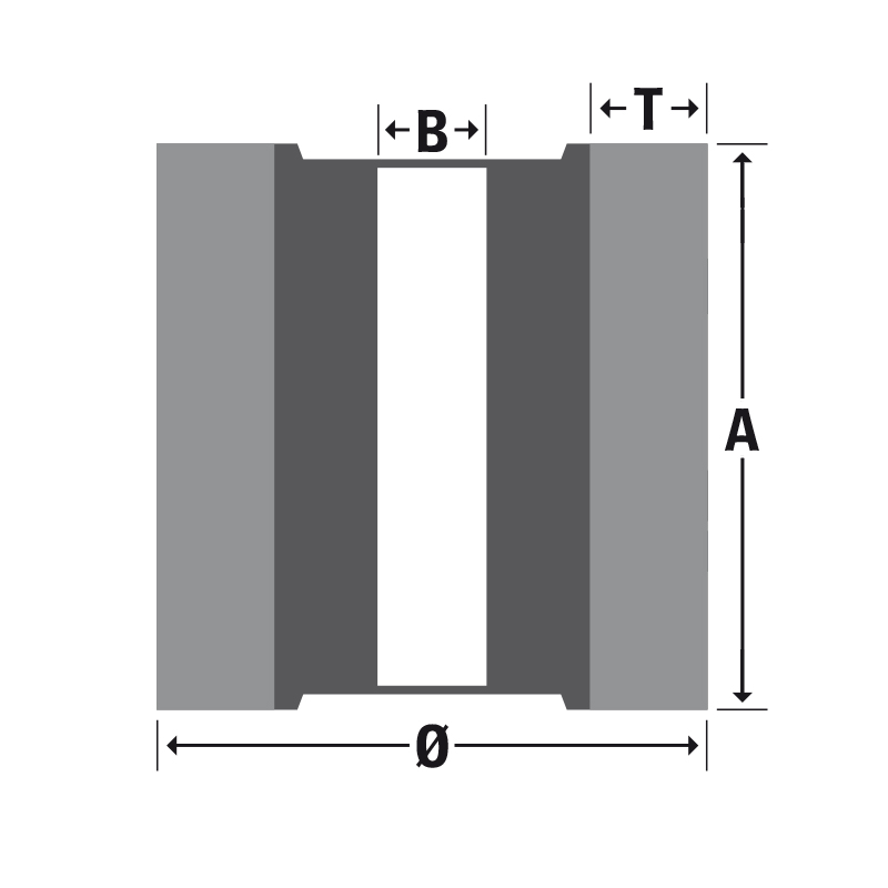Валик Д100*100*19-4 паза, нетканый материал с абразивом P80 A2T Coarse (код 1-088)