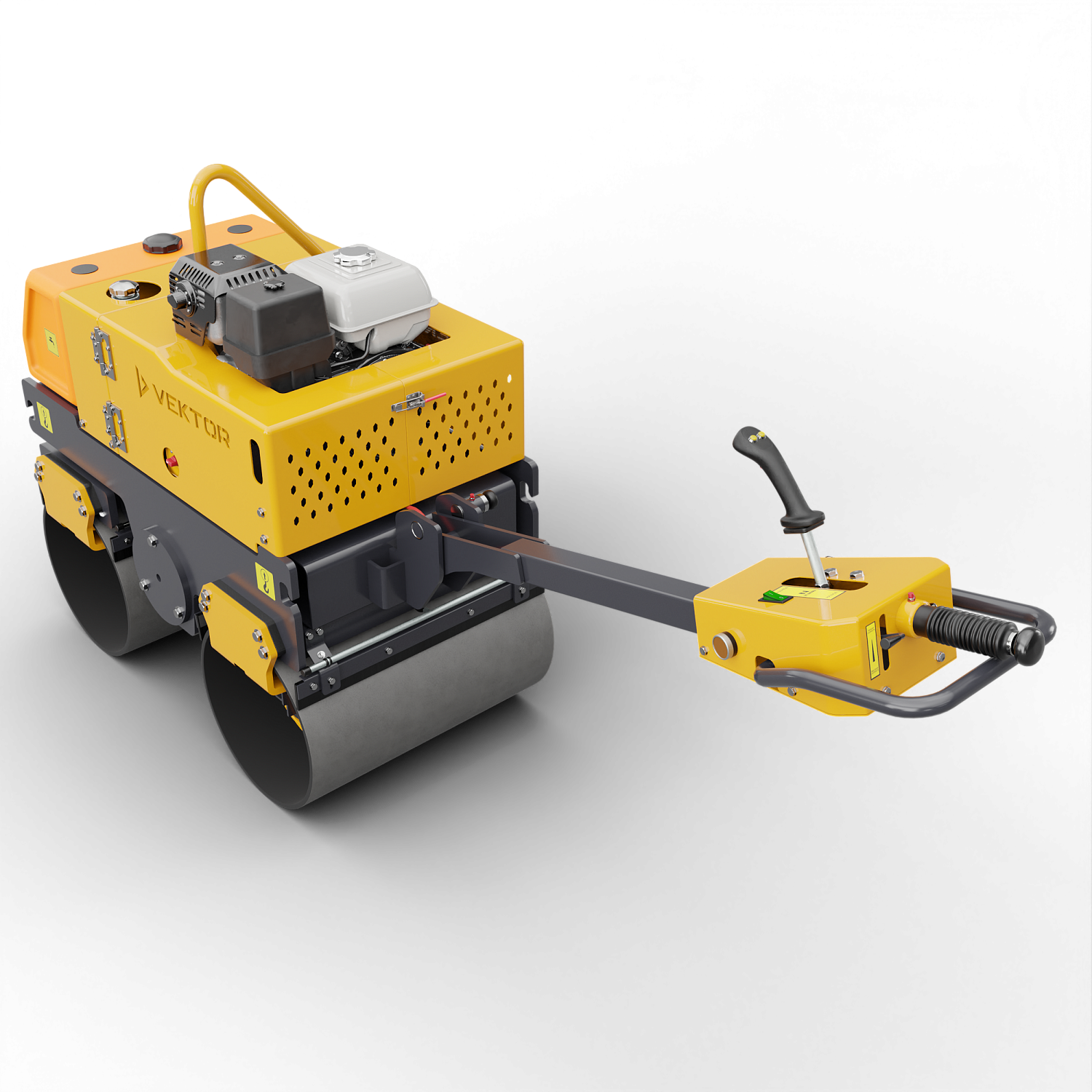Виброкаток ручной двухвальцовый Vektor VRDR-800D